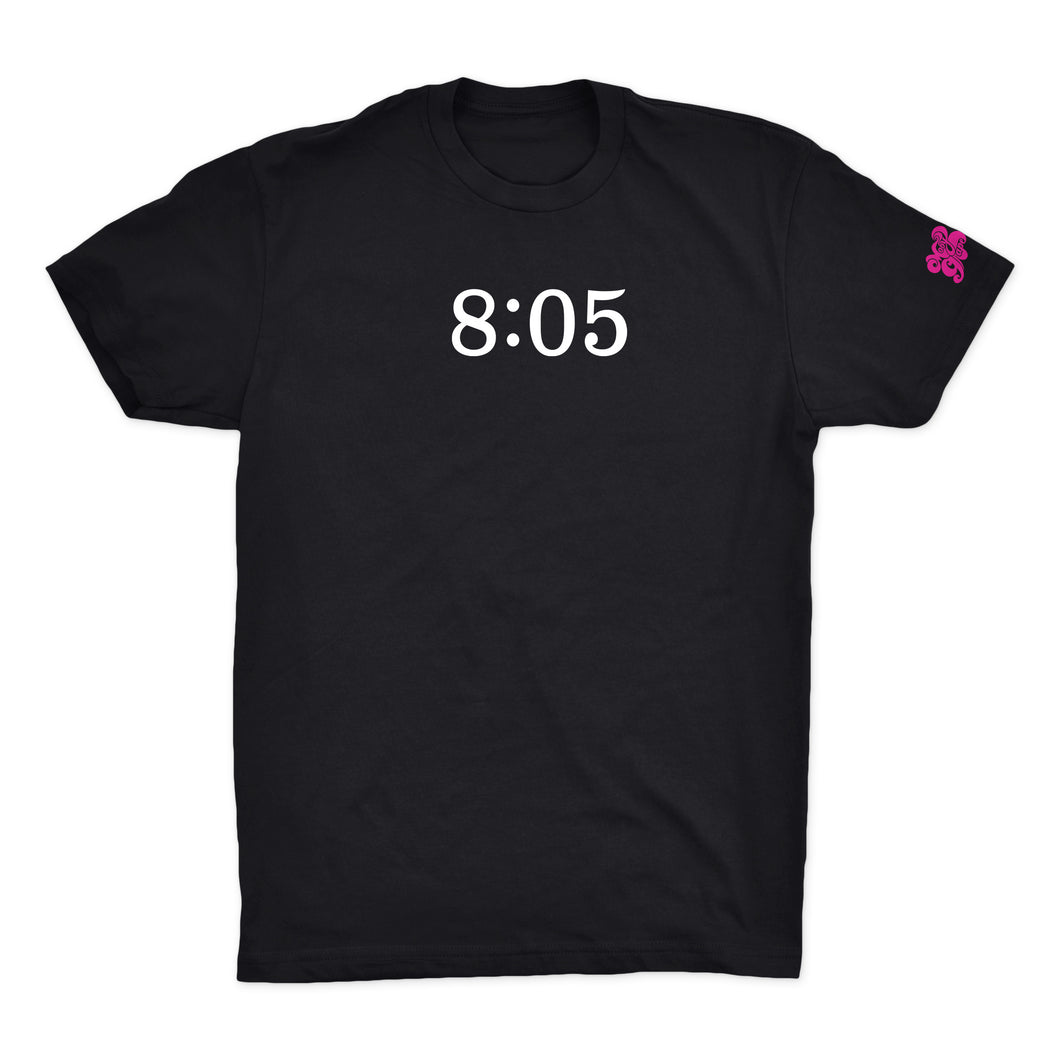 Moby Grape 8:05 on Black T-shirt