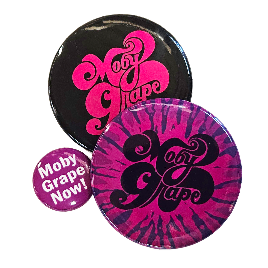 Moby Grape Button 3-Pack