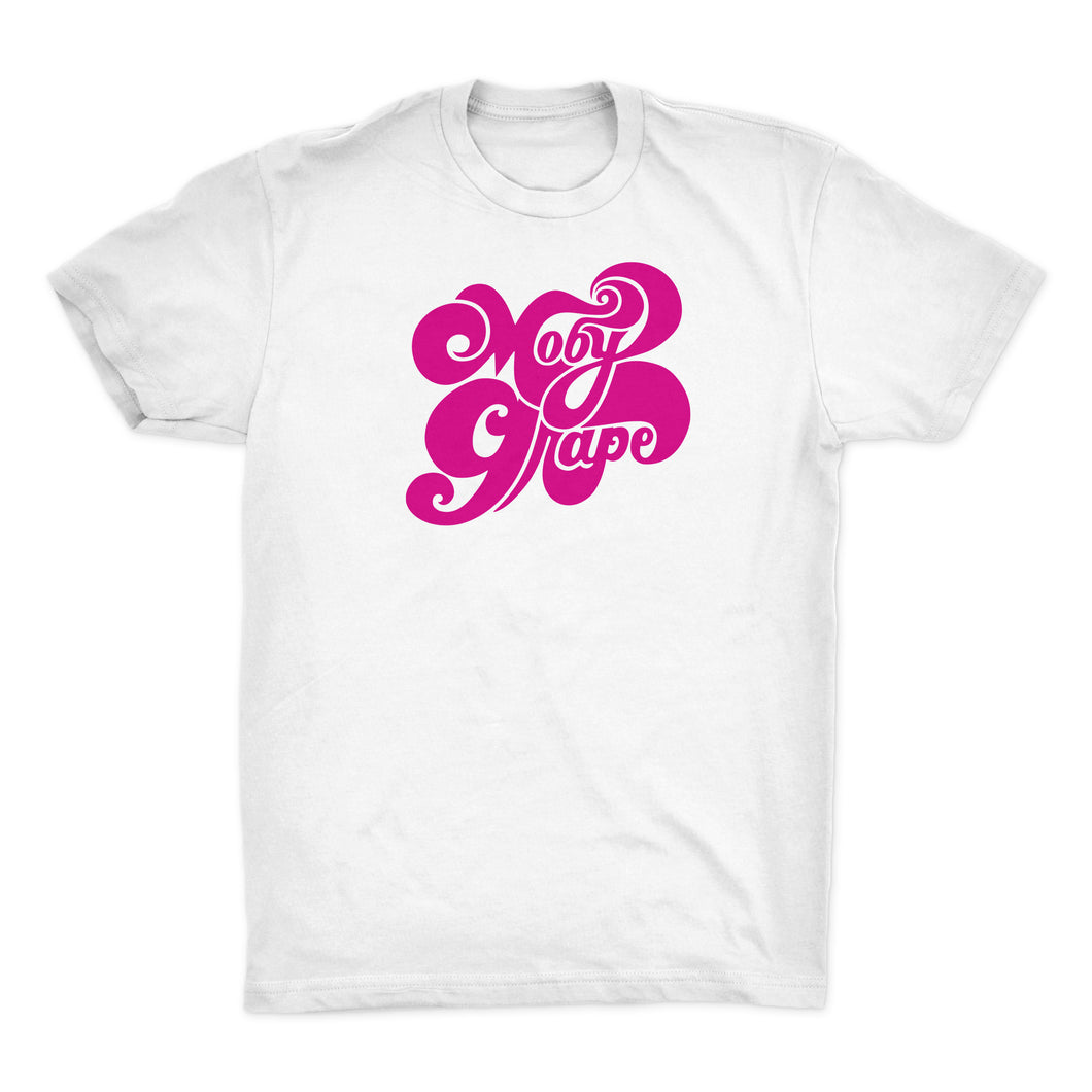 Moby Grape Logo on White T-shirt