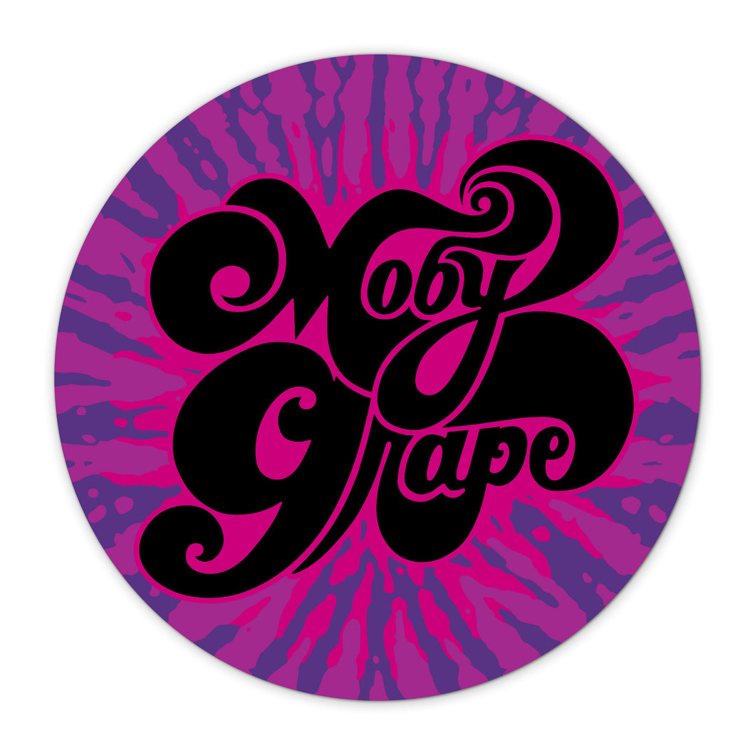 Moby Grape Tie Dye Logo Sticker